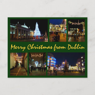 Dublin jul helg vykort