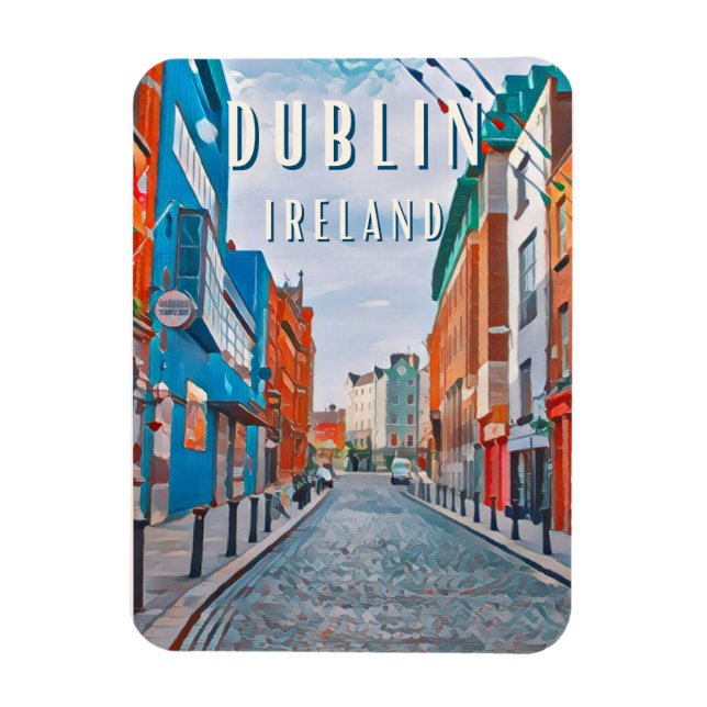 Dublin, la ville des traditions irlandaises magnet (Vertikal)