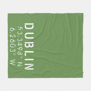 Dublin Longitud Latitude Fleecefilt