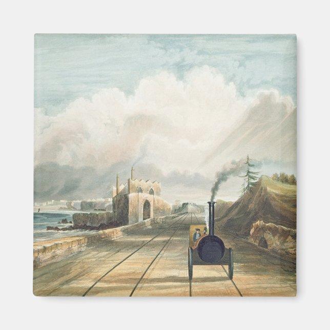 Dublin- och Kingstown-järnvägen: Från Footbridge Magnet (Framsidan)