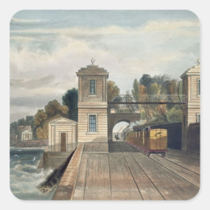 Dublin- och Kingstown Railway: Granite Pavilions a Fyrkantigt Klistermärke