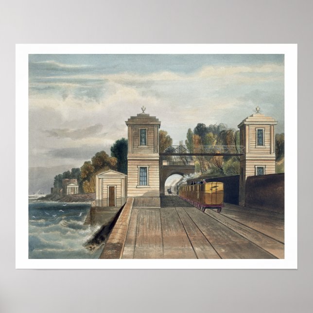 Dublin- och Kingstown Railway: Granite Pavilions a Poster (Framsidan)