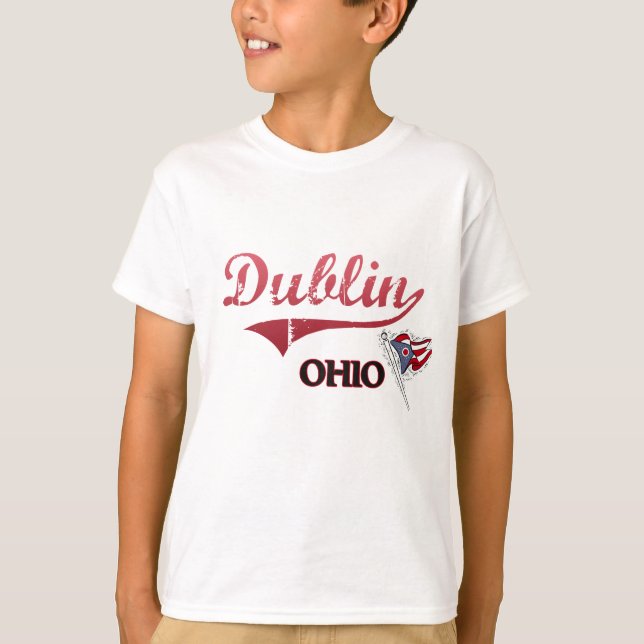 Dublin Ohio stadsklassiker Tee (Framsida)