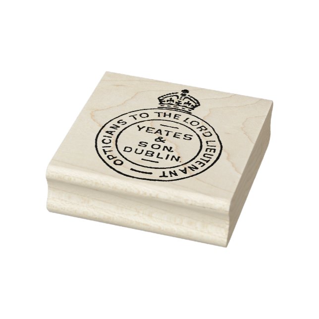 Dublin Optician Royal Seal Vintage Art Frimärke Stämpel (Stämpel)