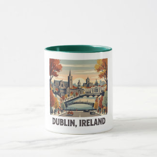 Dublin på hösten mugg