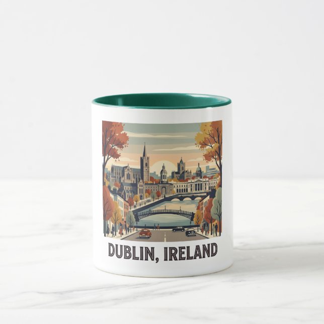 Dublin på hösten mugg (Center)