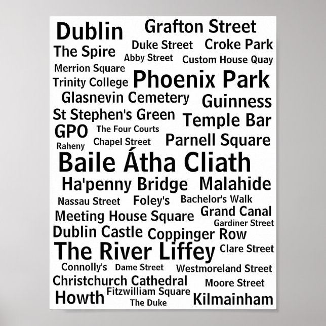 Dublin Poster (Framsidan)