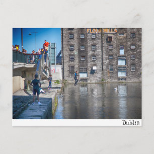 Dublin/storslagen kanal vykort