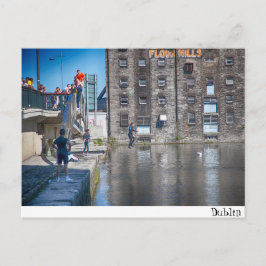 Dublin/storslagen kanal vykort