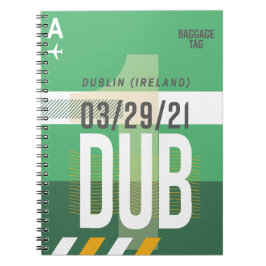 Dublin - Travel Journal Anteckningsbok