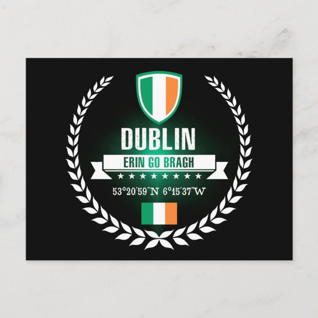Dublin Vykort (Framsida)