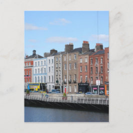 Dublincentret i Liffey Vykort