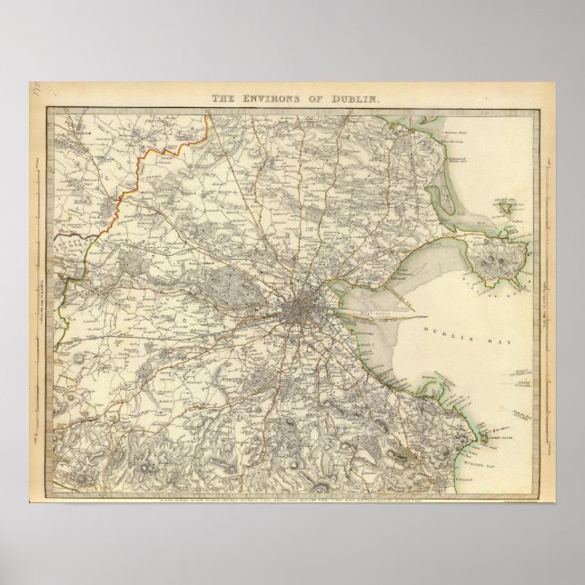 Dublinmiljöer Poster (Framsidan)