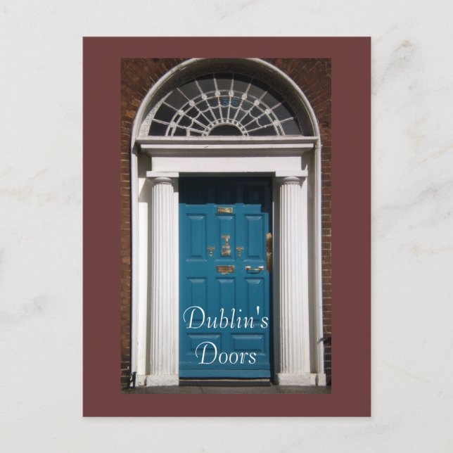 Dublins doors vykort (Framsida)