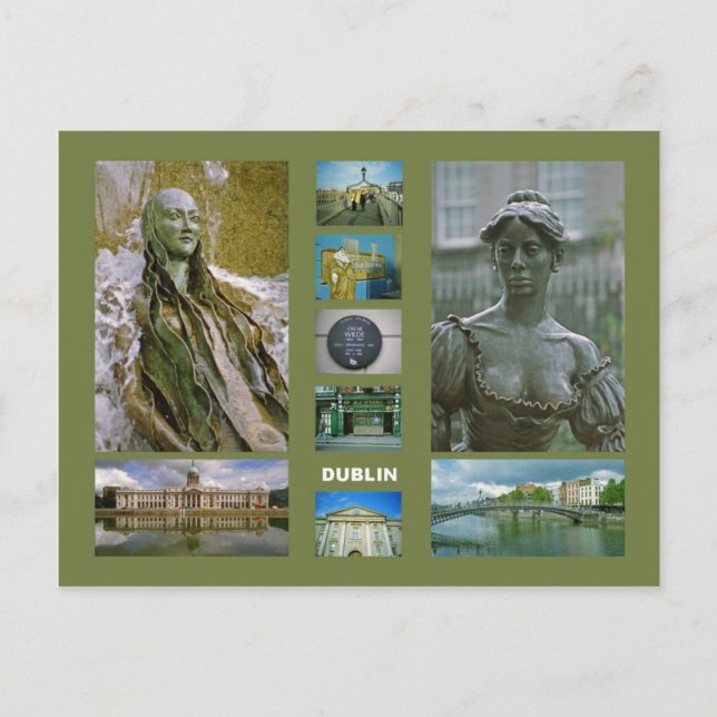Dublinvykort Vykort (Framsida)