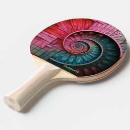 Dubman Designs: Fibonacci Mosaic Spiral Pingisracket