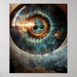 Dubman Designs: Guds öga, förhoppningens flod Poster