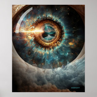 Dubman Designs: Guds öga, förhoppningens flod Poster