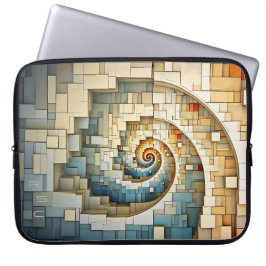 Dubman Does Design: Fibonacci Naturals Monogram Laptop Fodral