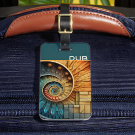 Dubman Does Design: Glowing Fibonacci Sequence Bagagebricka