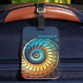 Dubman Does Design: Glowing Fibonacci Spectrum Bagagebricka