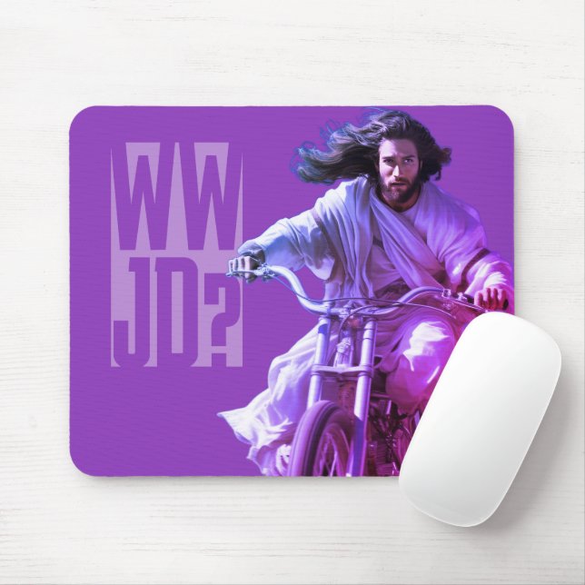 Dubman Does Design: Jesus på hjul, från himlen ski Musmatta (Med mus)