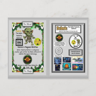Dubnic Presenter Dubnium Trading Card Vykort