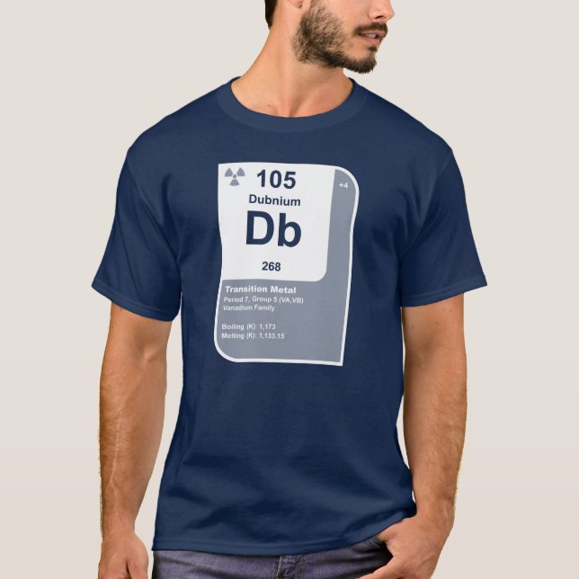 Dubnium (Db) Tee (Framsida)
