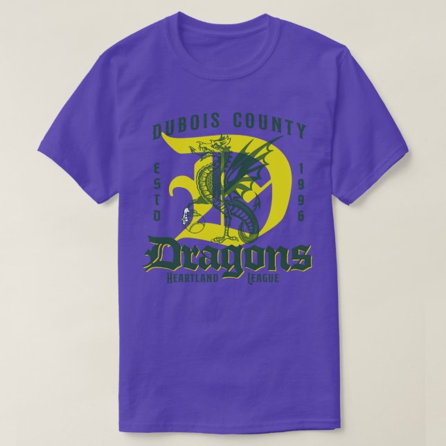 Dubois County Dragons T Shirt (Design framsida)