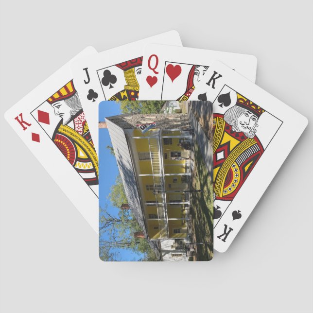 DuBois-familjens gamla Fort-spelkort Casinokort (Baksidan)