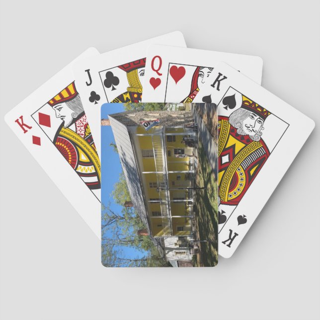 DuBois-familjens gamla uppspelningskort i Fort Casinokort (Baksidan)