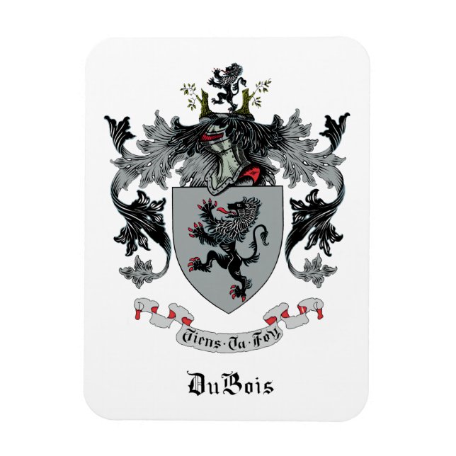 DuBois Family Crest Magnet (Vertikal)