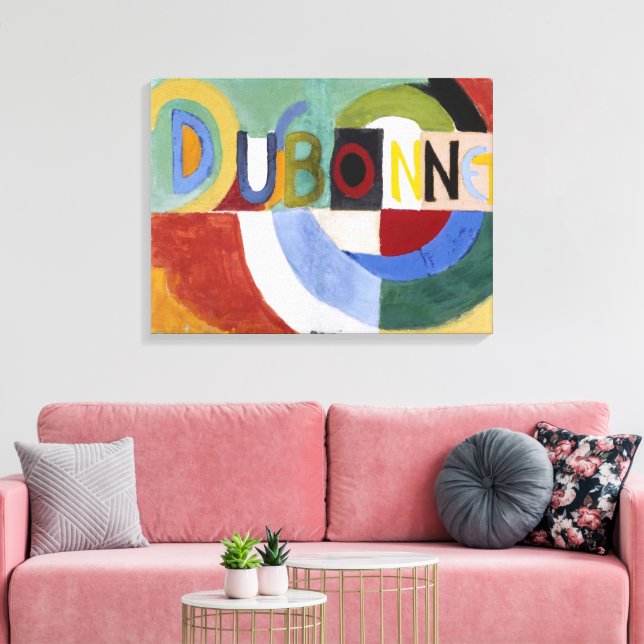 Dubonnet | Sonia Delaunay | Canvastryck (Insitu (Vardagsrum))