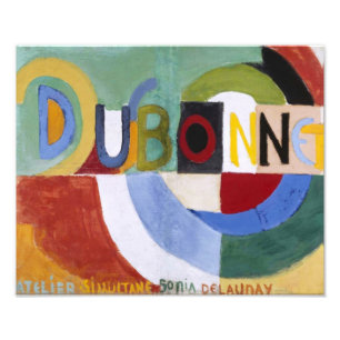 Dubonnet   Sonia Delaunay   Fototryck