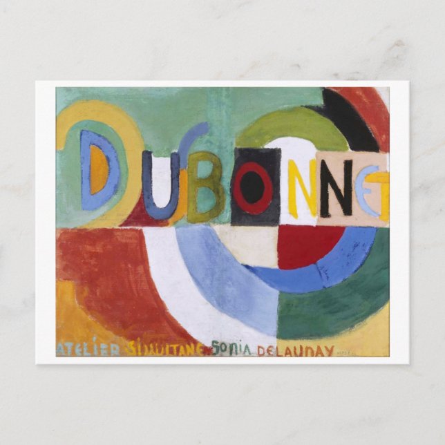 Dubonnet | Sonia Delaunay | Vykort (Framsida)
