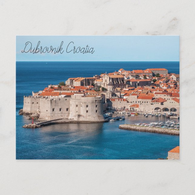 "Dubrovnik croatia" av Brad Hines Vykort (Framsida)