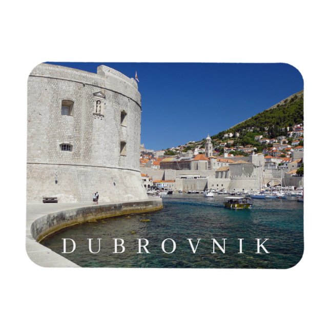 Dubrovnik Fästkringsfack Magnet (Horisontell)