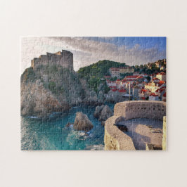 Dubrovnik Fortress Kroatien Jigszle Puzzle Pussel