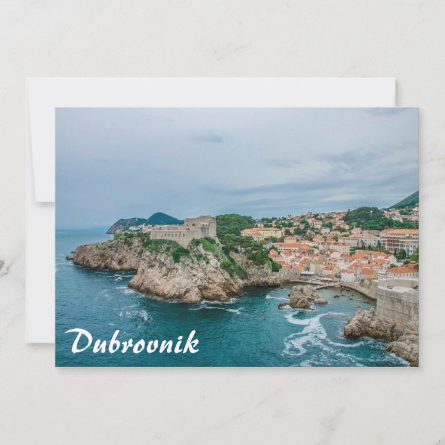 Dubrovnik hamn och stadskärna (Framsida)