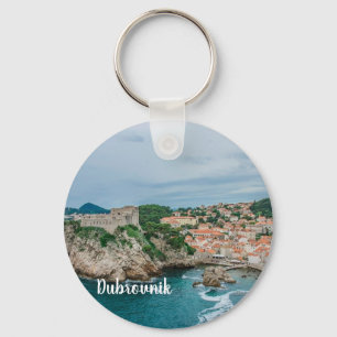 Dubrovnik hamn och stadskärna nyckelring