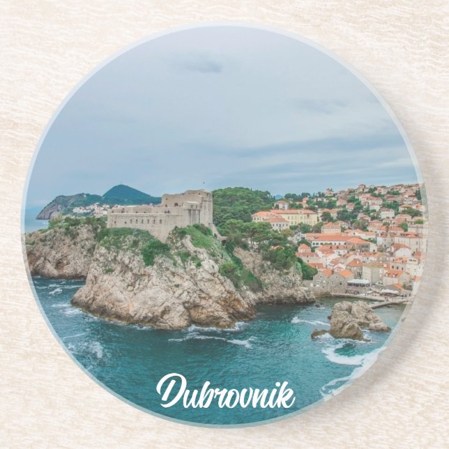 Dubrovnik hamn och stadskärna underlägg (Framsidan)