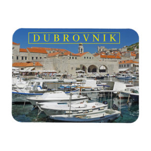 Dubrovnik hamnvy - kylmagnet magnet