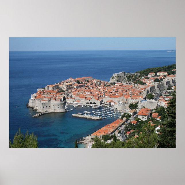 Dubrovnik Hrvatska Poster (Framsidan)