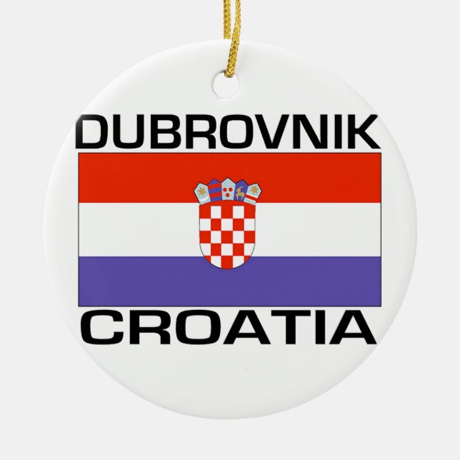 Dubrovnik Julgransprydnad Keramik (Framsidan)