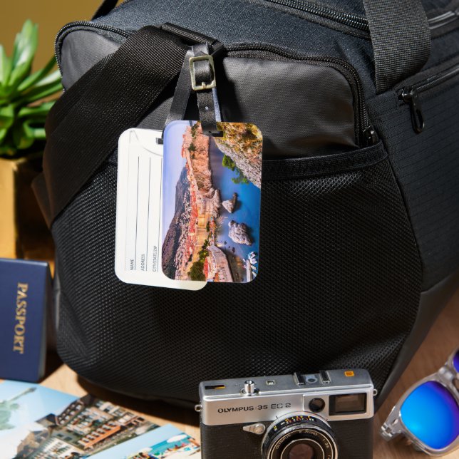 Dubrovnik Kroatien Bagagebricka (Framsida & Baksida)