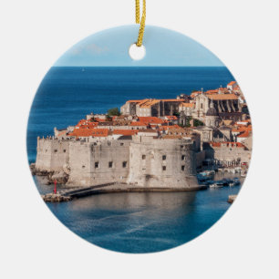 Dubrovnik Kroatien Julgransprydnad Keramik
