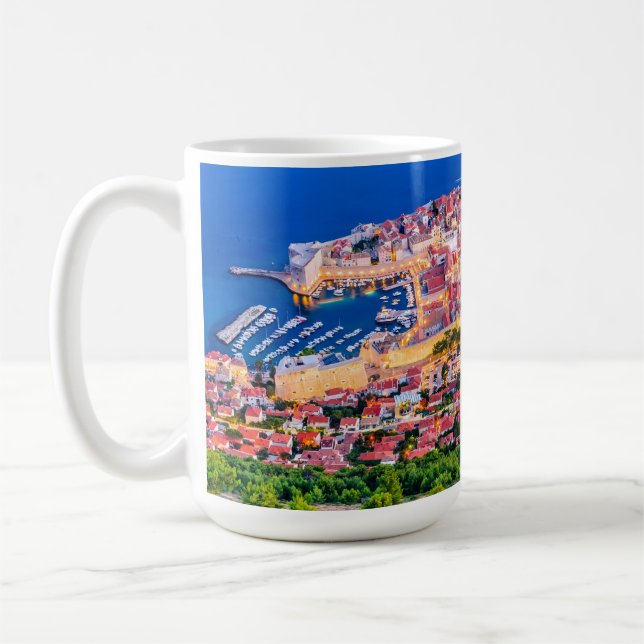 Dubrovnik Kroatien Kaffemugg (Vänster)