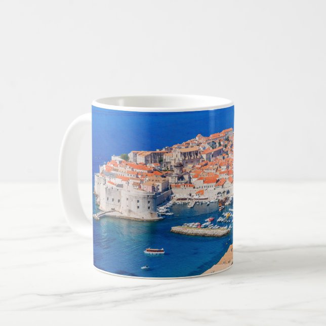 Dubrovnik, Kroatien Kaffemugg (Framsida vänster)