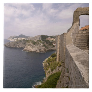 Dubrovnik Kroatien Kakelplatta