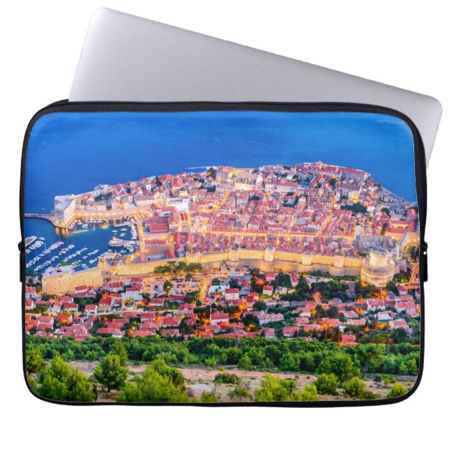 Dubrovnik Kroatien Laptop Fodral (Framsidan)